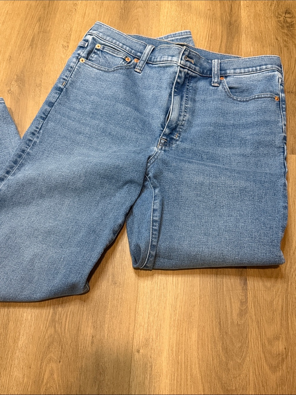 J. Crew Light Blue Stovepipe Denim Jeans (1)